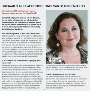 't Gooi Bruist december 2015 - Blaricum burgemeester