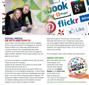 't Gooi Bruist Febr 2016 - Social Media, de do's and don'ts
